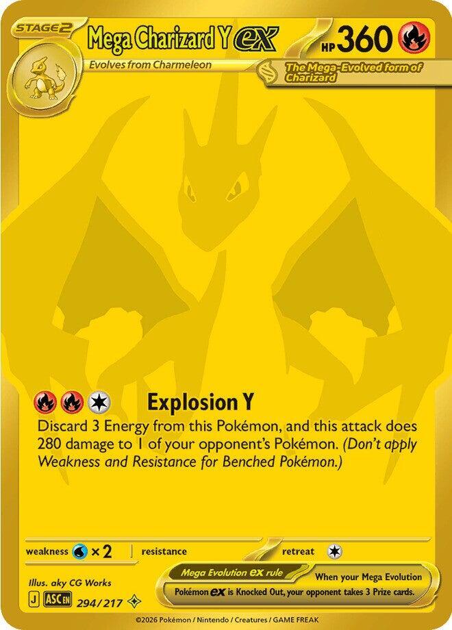 Mega Charizard Y (Gold)