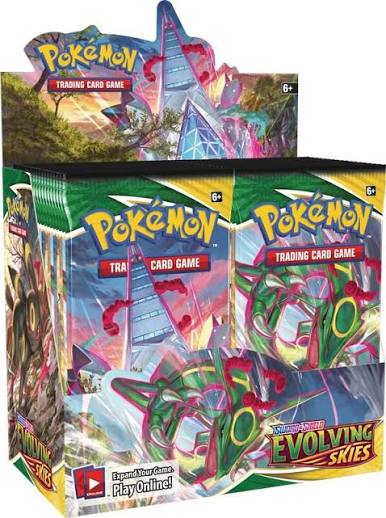 Pokémon’s Sword and Shield Evolving Skies booster box