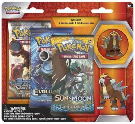 Pokémon’s Sun and Moon Legendary Beasts collector pin