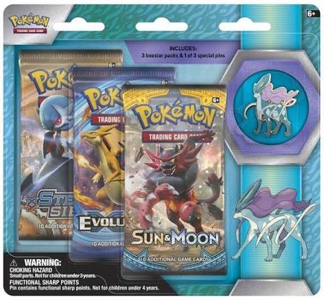 Pokémon’s Sun and Moon Legendary Beasts collector pin