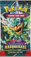 Pokémon’s Scarlet-Violet Twilight masquerade booster pack (1)