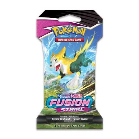 Pokémon’s Sword and Shield Fusion strike sleeved booster pack (1)