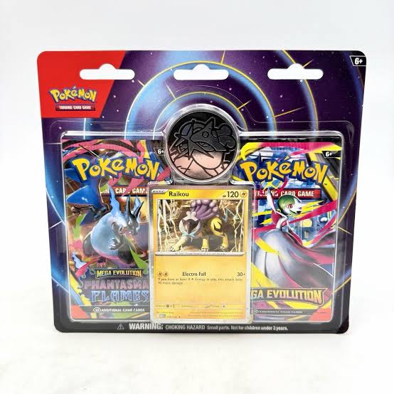 Pokémon’s Mega Evolutions Phantasmal Flames & Mega Evolutions 2 pack blister